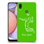 שחקן כדורעף כיסוי מגן קשיח בעיצוב אישי עם השם שלך ל Samsung Galaxy A10s יחידה אחת סקרין מובייל