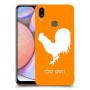 תרנגול כיסוי מגן קשיח בעיצוב אישי עם השם שלך ל Samsung Galaxy A10s יחידה אחת סקרין מובייל