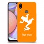 צפרדע טרופית כיסוי מגן קשיח בעיצוב אישי עם השם שלך ל Samsung Galaxy A10s יחידה אחת סקרין מובייל