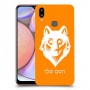 זאב כיסוי מגן קשיח בעיצוב אישי עם השם שלך ל Samsung Galaxy A10s יחידה אחת סקרין מובייל