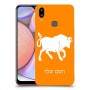 שור כיסוי מגן קשיח בעיצוב אישי עם השם שלך ל Samsung Galaxy A10s יחידה אחת סקרין מובייל