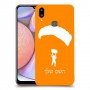 צניחה חופשית כיסוי מגן קשיח בעיצוב אישי עם השם שלך ל Samsung Galaxy A10s יחידה אחת סקרין מובייל