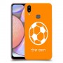 כדורגל - כדור כיסוי מגן קשיח בעיצוב אישי עם השם שלך ל Samsung Galaxy A10s יחידה אחת סקרין מובייל