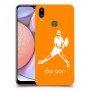 שחקן טניס כיסוי מגן קשיח בעיצוב אישי עם השם שלך ל Samsung Galaxy A10s יחידה אחת סקרין מובייל