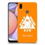 טריאתלון כיסוי מגן קשיח בעיצוב אישי עם השם שלך ל Samsung Galaxy A10s יחידה אחת סקרין מובייל