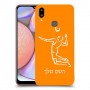 שחקן כדורעף כיסוי מגן קשיח בעיצוב אישי עם השם שלך ל Samsung Galaxy A10s יחידה אחת סקרין מובייל