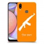 AK 47 כיסוי מגן קשיח בעיצוב אישי עם השם שלך ל Samsung Galaxy A10s יחידה אחת סקרין מובייל