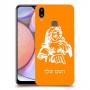 סנטה קלאוס כיסוי מגן קשיח בעיצוב אישי עם השם שלך ל Samsung Galaxy A10s יחידה אחת סקרין מובייל