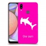 כריש פטיש כיסוי מגן קשיח בעיצוב אישי עם השם שלך ל Samsung Galaxy A10s יחידה אחת סקרין מובייל