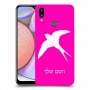 ציפור לבלוע כיסוי מגן קשיח בעיצוב אישי עם השם שלך ל Samsung Galaxy A10s יחידה אחת סקרין מובייל