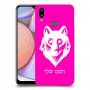 זאב כיסוי מגן קשיח בעיצוב אישי עם השם שלך ל Samsung Galaxy A10s יחידה אחת סקרין מובייל