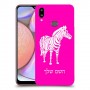 זברה כיסוי מגן קשיח בעיצוב אישי עם השם שלך ל Samsung Galaxy A10s יחידה אחת סקרין מובייל