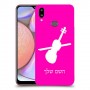 כינור כיסוי מגן קשיח בעיצוב אישי עם השם שלך ל Samsung Galaxy A10s יחידה אחת סקרין מובייל