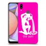 דלי כיסוי מגן קשיח בעיצוב אישי עם השם שלך ל Samsung Galaxy A10s יחידה אחת סקרין מובייל