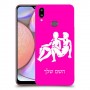 תאומים כיסוי מגן קשיח בעיצוב אישי עם השם שלך ל Samsung Galaxy A10s יחידה אחת סקרין מובייל