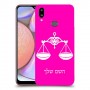 מאזניים כיסוי מגן קשיח בעיצוב אישי עם השם שלך ל Samsung Galaxy A10s יחידה אחת סקרין מובייל