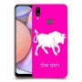 שור כיסוי מגן קשיח בעיצוב אישי עם השם שלך ל Samsung Galaxy A10s יחידה אחת סקרין מובייל