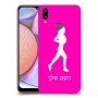 ג'וגלין - אישה כיסוי מגן קשיח בעיצוב אישי עם השם שלך ל Samsung Galaxy A10s יחידה אחת סקרין מובייל
