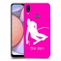 סקִי כיסוי מגן קשיח בעיצוב אישי עם השם שלך ל Samsung Galaxy A10s יחידה אחת סקרין מובייל