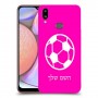 כדורגל - כדור כיסוי מגן קשיח בעיצוב אישי עם השם שלך ל Samsung Galaxy A10s יחידה אחת סקרין מובייל