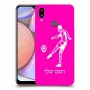 שחקן כדורגל כיסוי מגן קשיח בעיצוב אישי עם השם שלך ל Samsung Galaxy A10s יחידה אחת סקרין מובייל
