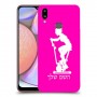 שוליים - אישה כיסוי מגן קשיח בעיצוב אישי עם השם שלך ל Samsung Galaxy A10s יחידה אחת סקרין מובייל