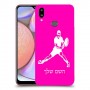 שחקן טניס כיסוי מגן קשיח בעיצוב אישי עם השם שלך ל Samsung Galaxy A10s יחידה אחת סקרין מובייל