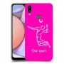 שחקן כדורעף כיסוי מגן קשיח בעיצוב אישי עם השם שלך ל Samsung Galaxy A10s יחידה אחת סקרין מובייל