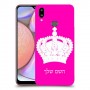 כתר מלכותי כיסוי מגן קשיח בעיצוב אישי עם השם שלך ל Samsung Galaxy A10s יחידה אחת סקרין מובייל