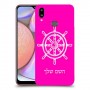 הגה - קפטן - ים כיסוי מגן קשיח בעיצוב אישי עם השם שלך ל Samsung Galaxy A10s יחידה אחת סקרין מובייל