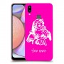 סנטה קלאוס כיסוי מגן קשיח בעיצוב אישי עם השם שלך ל Samsung Galaxy A10s יחידה אחת סקרין מובייל