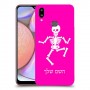 שלד כיסוי מגן קשיח בעיצוב אישי עם השם שלך ל Samsung Galaxy A10s יחידה אחת סקרין מובייל