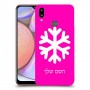 שלג כיסוי מגן קשיח בעיצוב אישי עם השם שלך ל Samsung Galaxy A10s יחידה אחת סקרין מובייל