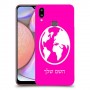 עולם כיסוי מגן קשיח בעיצוב אישי עם השם שלך ל Samsung Galaxy A10s יחידה אחת סקרין מובייל