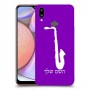 סקספון כיסוי מגן קשיח בעיצוב אישי עם השם שלך ל Samsung Galaxy A10s יחידה אחת סקרין מובייל