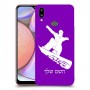 סנובורד כיסוי מגן קשיח בעיצוב אישי עם השם שלך ל Samsung Galaxy A10s יחידה אחת סקרין מובייל