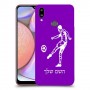 שחקן כדורגל כיסוי מגן קשיח בעיצוב אישי עם השם שלך ל Samsung Galaxy A10s יחידה אחת סקרין מובייל