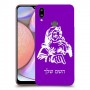 סנטה קלאוס כיסוי מגן קשיח בעיצוב אישי עם השם שלך ל Samsung Galaxy A10s יחידה אחת סקרין מובייל