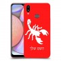 עקרב כיסוי מגן קשיח בעיצוב אישי עם השם שלך ל Samsung Galaxy A10s יחידה אחת סקרין מובייל