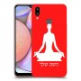 יוגה כיסוי מגן קשיח בעיצוב אישי עם השם שלך ל Samsung Galaxy A10s יחידה אחת סקרין מובייל