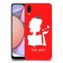אישה אהבה כיסוי מגן קשיח בעיצוב אישי עם השם שלך ל Samsung Galaxy A10s יחידה אחת סקרין מובייל