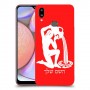 דלי כיסוי מגן קשיח בעיצוב אישי עם השם שלך ל Samsung Galaxy A10s יחידה אחת סקרין מובייל