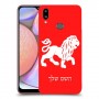 אריה כיסוי מגן קשיח בעיצוב אישי עם השם שלך ל Samsung Galaxy A10s יחידה אחת סקרין מובייל