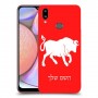 שור כיסוי מגן קשיח בעיצוב אישי עם השם שלך ל Samsung Galaxy A10s יחידה אחת סקרין מובייל