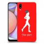 ג'וגלין - אישה כיסוי מגן קשיח בעיצוב אישי עם השם שלך ל Samsung Galaxy A10s יחידה אחת סקרין מובייל