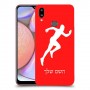 רץ כיסוי מגן קשיח בעיצוב אישי עם השם שלך ל Samsung Galaxy A10s יחידה אחת סקרין מובייל