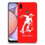 ילד סקייטבורד כיסוי מגן קשיח בעיצוב אישי עם השם שלך ל Samsung Galaxy A10s יחידה אחת סקרין מובייל