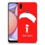 צניחה חופשית כיסוי מגן קשיח בעיצוב אישי עם השם שלך ל Samsung Galaxy A10s יחידה אחת סקרין מובייל