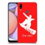 סנובורד כיסוי מגן קשיח בעיצוב אישי עם השם שלך ל Samsung Galaxy A10s יחידה אחת סקרין מובייל