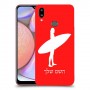 גלישה כיסוי מגן קשיח בעיצוב אישי עם השם שלך ל Samsung Galaxy A10s יחידה אחת סקרין מובייל